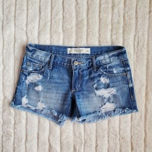 Women's Abercrombie & Fitch Distressed Denim Shorts